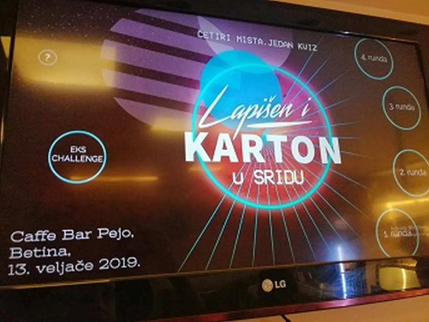 Finale kviza "Lapišen i karton u sridu" 