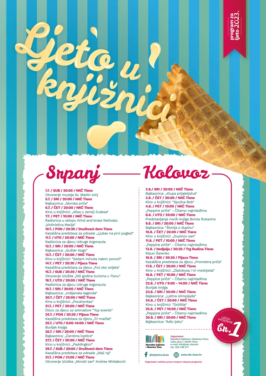 LJUK 2023. - Ljeto u knjižnici!