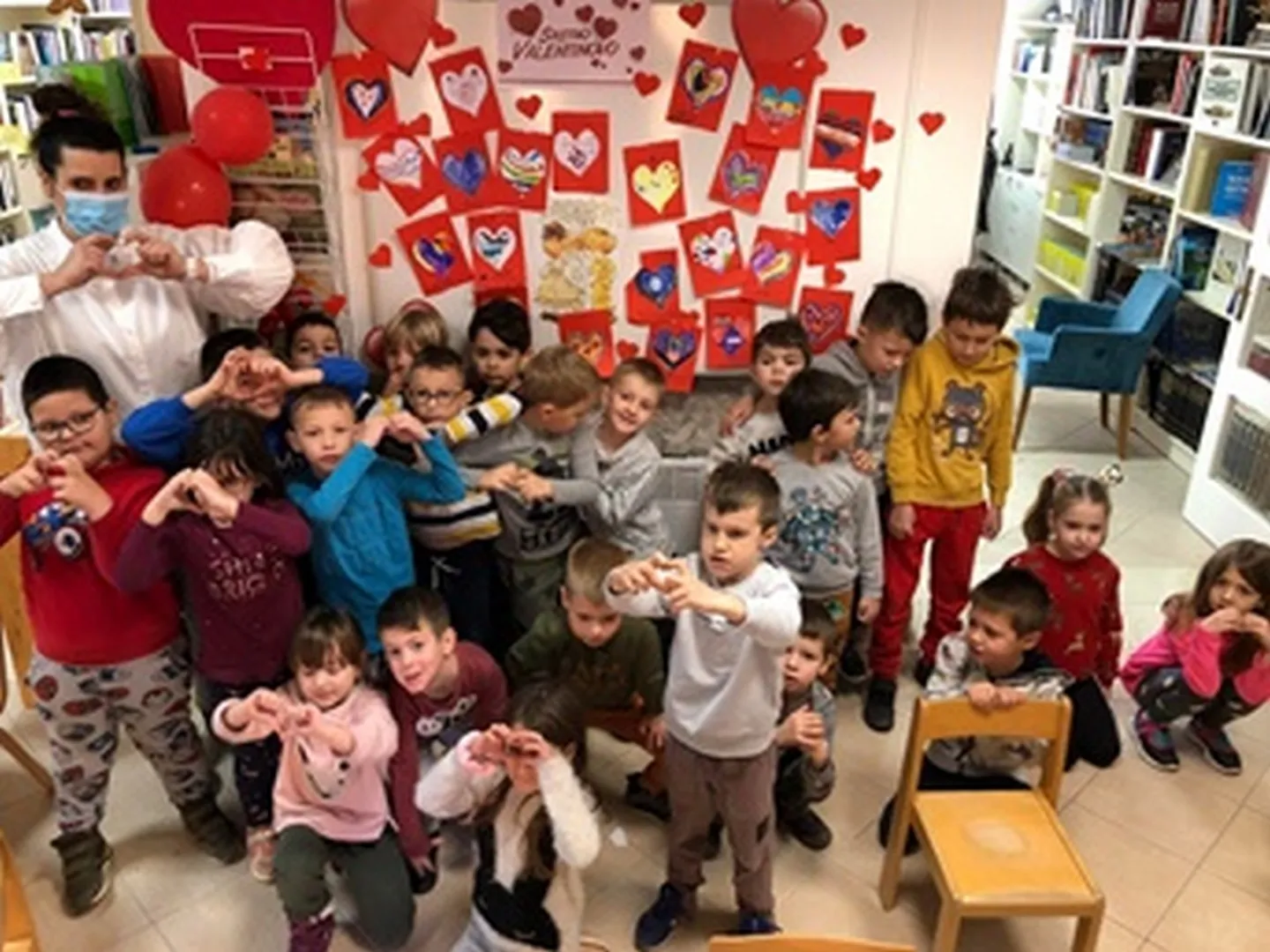 Srijeda je u Knjižnici rezervirana za mališane iz DV „Spužvica“ Tisno!