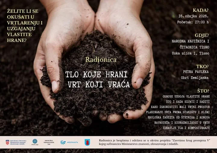 Radionica "Tlo koje hrani – vrt koji vraća"